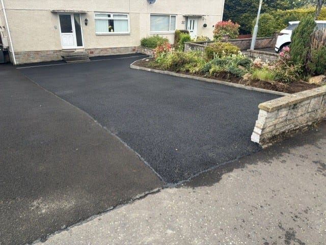GMGB driveway with clean finished surface